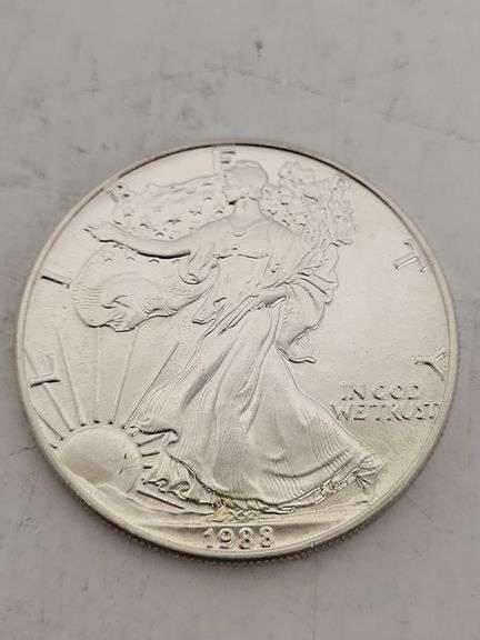 1988 Walking Liberty silver eagle 1oz image