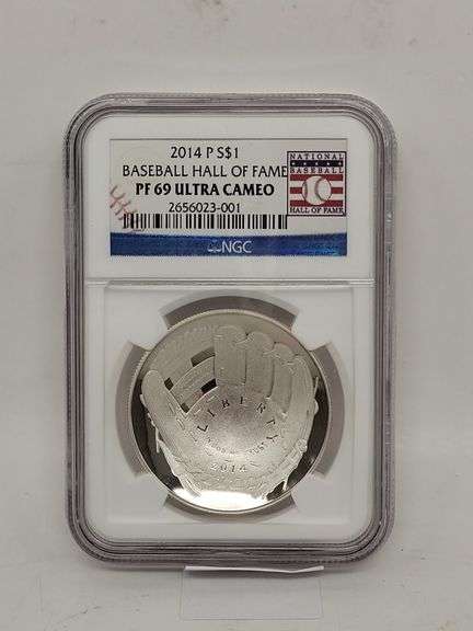 2014P baseball hall of fame PF69 ultra cameo. image