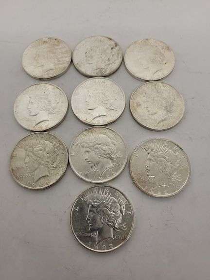 20-1922 Peace dollars UNC image