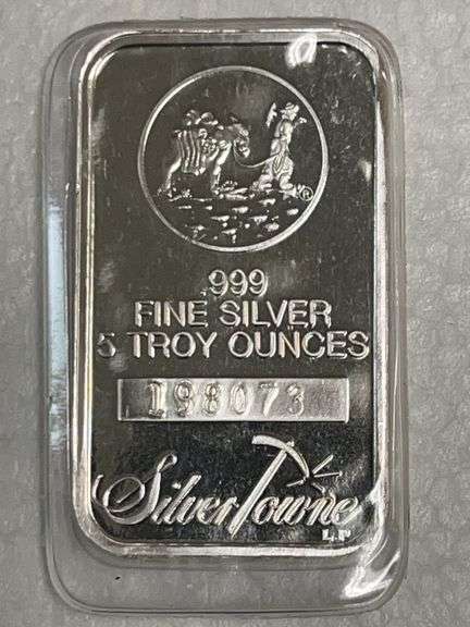 5 Troy Ounces of .999 Fine Silver Bar image