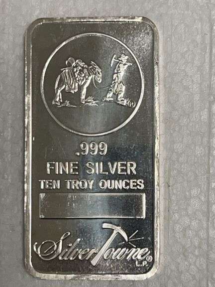 Ten Troy Ounce .999 Silver Bar image