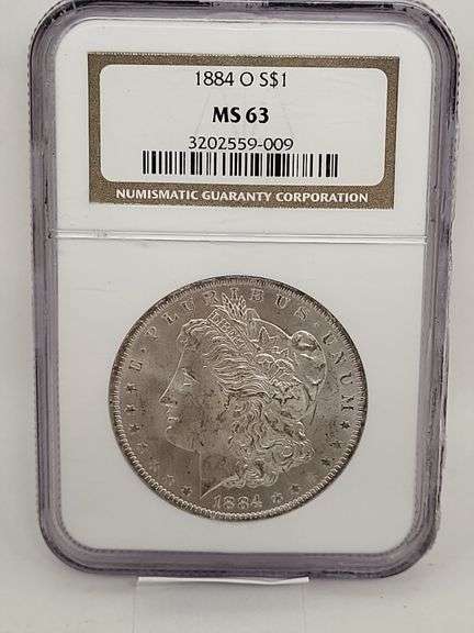 1884-o USA Morgan silver dollar MS63 image