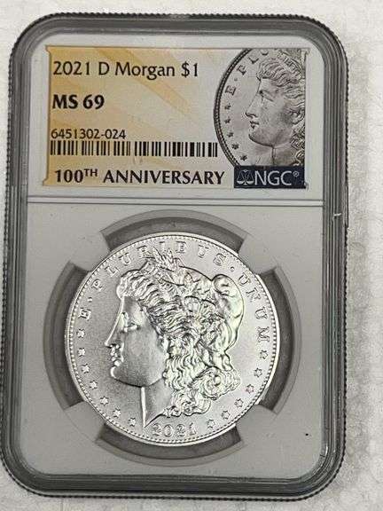 2021 D Morgan Silver Dollar MS 69 image