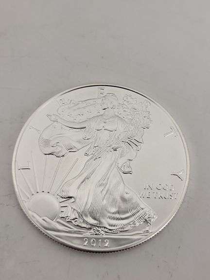 20 rounds 2012 Walking Liberty silver eagle BUC image