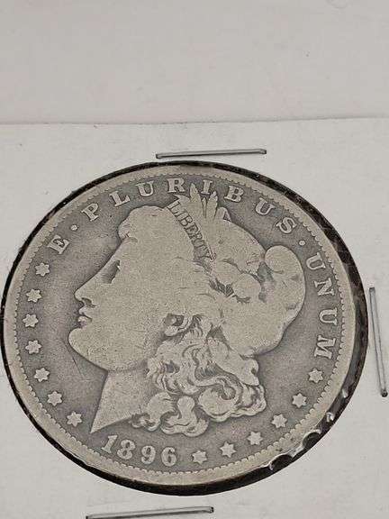 1896-o USA Morgan silver dollar image