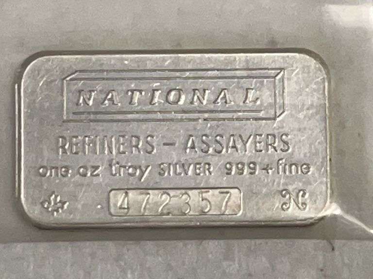 One Troy Ounce .999 Fine Silver Bar image