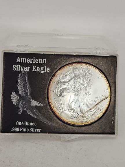 2001 Walking Liberty silver eagle 1oz image