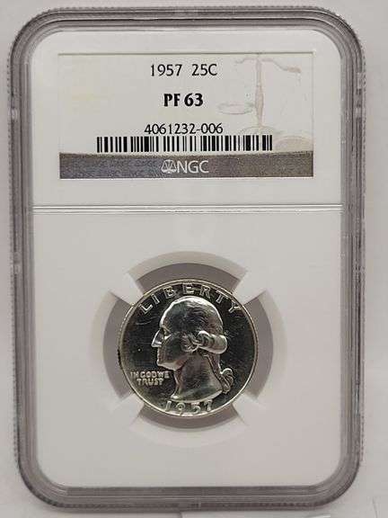 1957 USA Washington quarter image