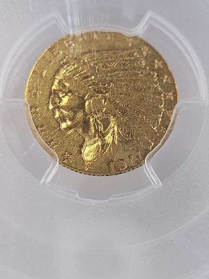 1911 USA $2.50 Indian Head gold coin image