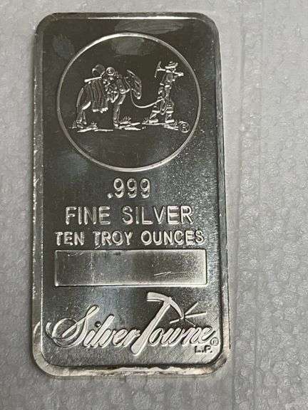 10 Troy Ounce .999 Fine Silver Bar image