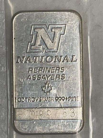 One Troy Ounce .999 Fine Silver Bar image