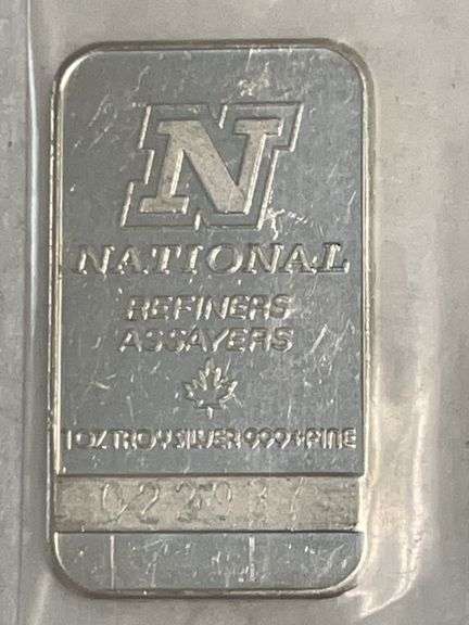 One Troy Ounce .999 Fine Silver Bar image