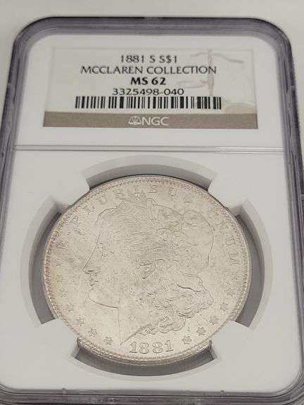 1881-S USA Morgan silver dollar-McClaren Collection image