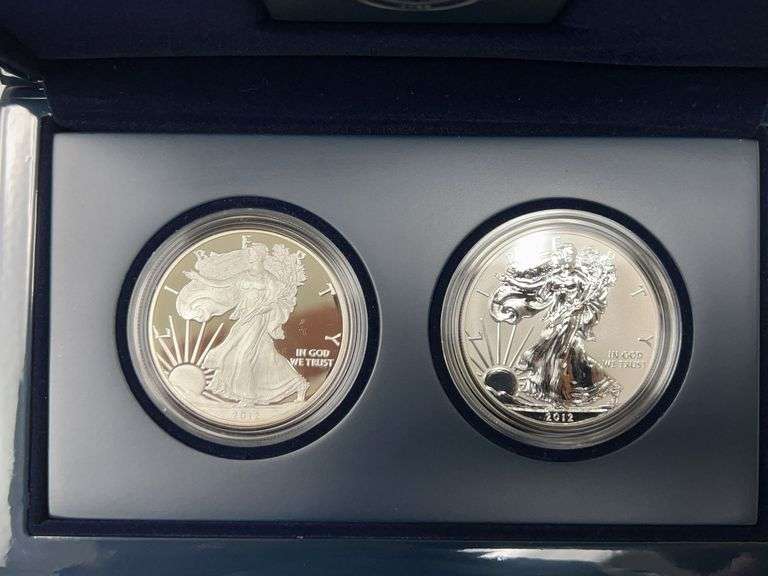 2012 American Eagle San Francisco Two-Coin Silver Proof Set image