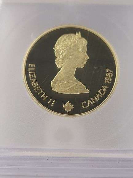 1987 Canada $100 14koz. gold coin image