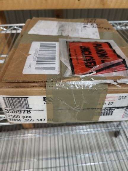 9mm .355 147 gr. 2500 pcs. 54lbs image