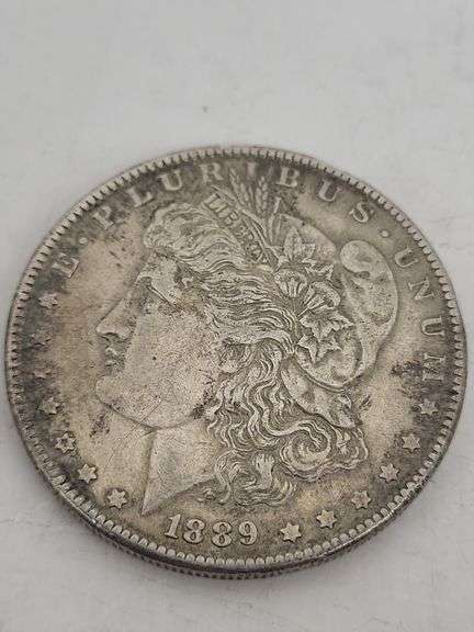 1889-P USA Morgan silver dollar image