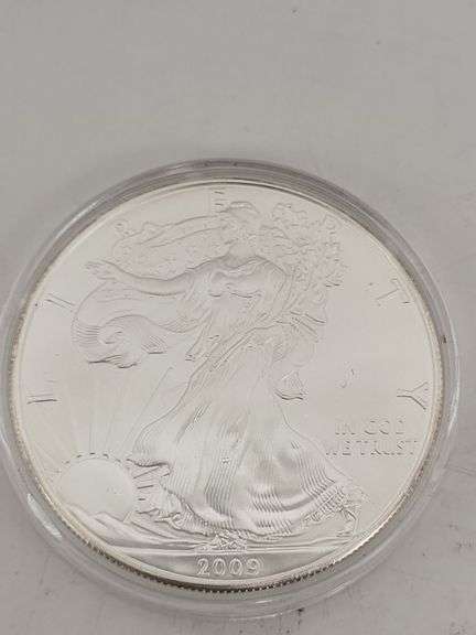 2009 USA Silver Eagle walking liberty  1oz silver coin unc image