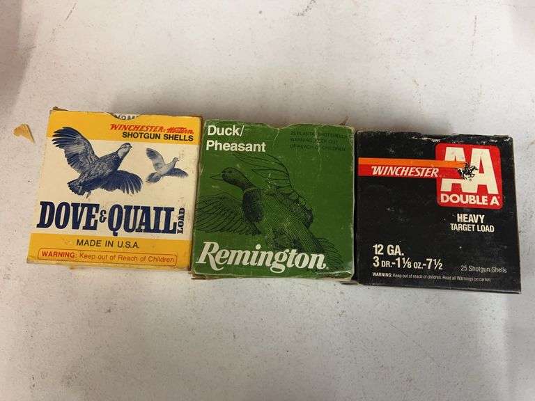 3 boxes 12 Ga 66 Total Shells image