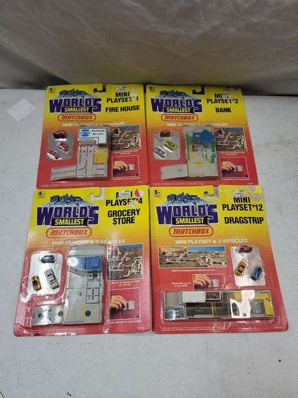 4 world's smallest matchbox play sets image