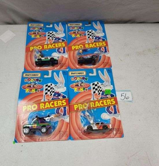 Looney Tunes Pro Racers Matchbox Cars - Set of 4 image