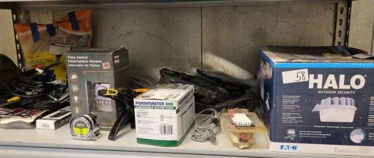 Lighting, Pumps, Electrical and Misc Tool Lot image