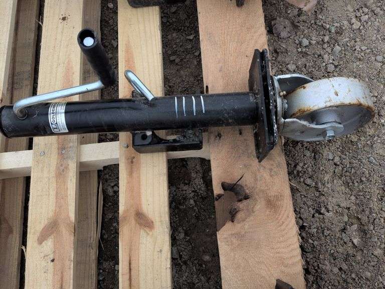 Pull Pin, Easy Swivel Trailer Jack with Foot - Sidewind - 10" Travel - 2,000 lbs image