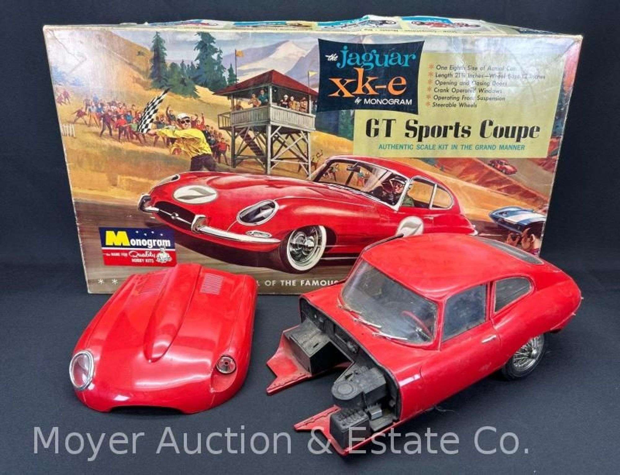 Monogram Jaguar XKE GT Sports 1964年製 44-Years-Owned 1964 Jaguar XKE Coupe Race Car for sale on