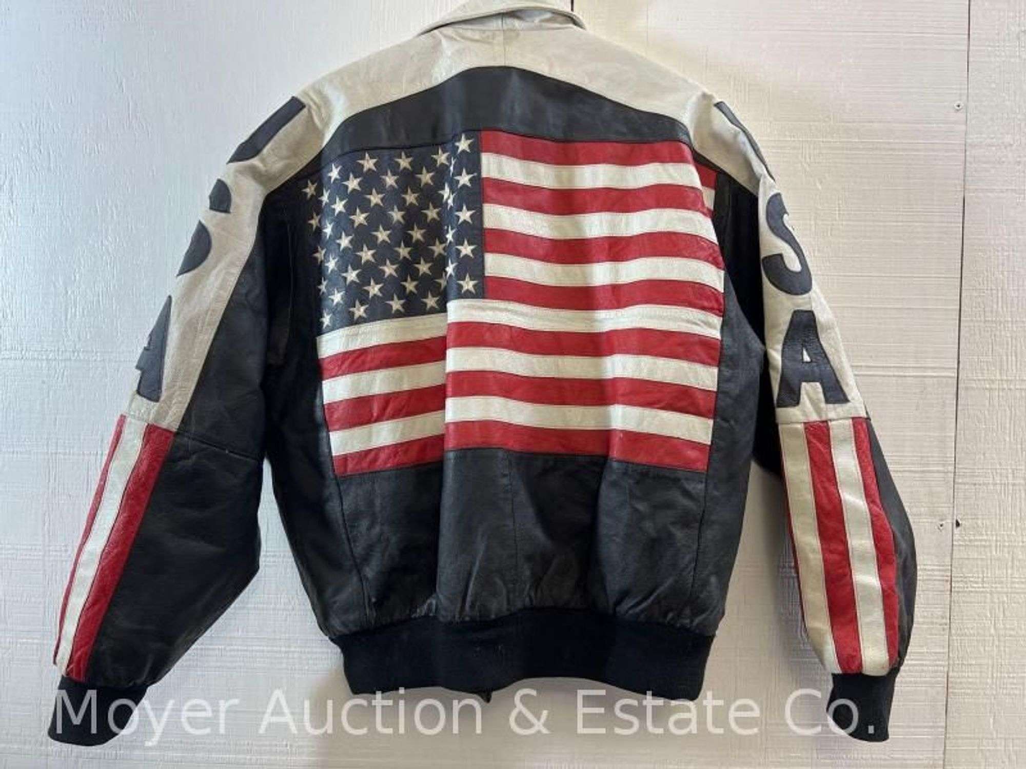 Vintage Michael Hoban WHEREMI USA Leather Jacket, Men Size