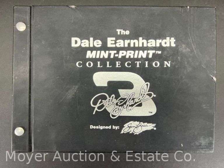 Dale Earnhardt 'Mint-Print' Collectors Book by Hamilton Collection, includes 10 Collectible Coins in Booklet