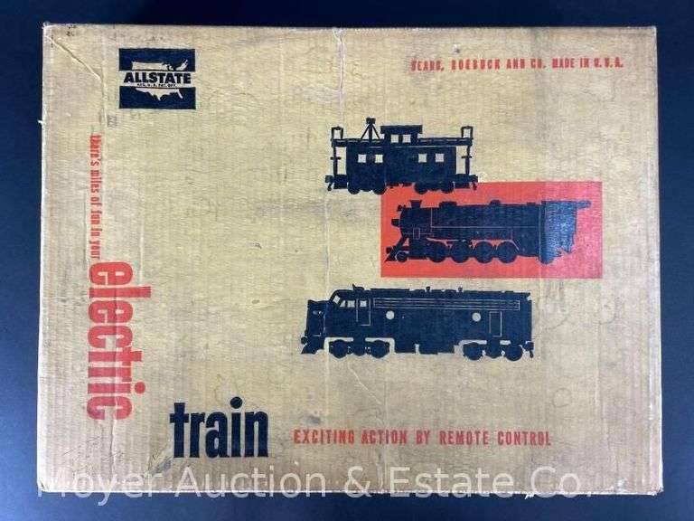 Marx Allstate Electric Train Set, No. 9618, with Original Box