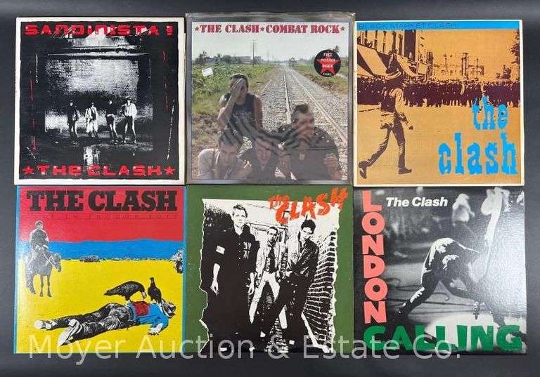 (6) The Clash Record Albums image