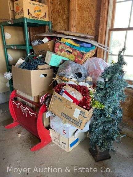 Large Group of Asst. Holiday Decor, Christmas, Easter, Halloween, Etc. image