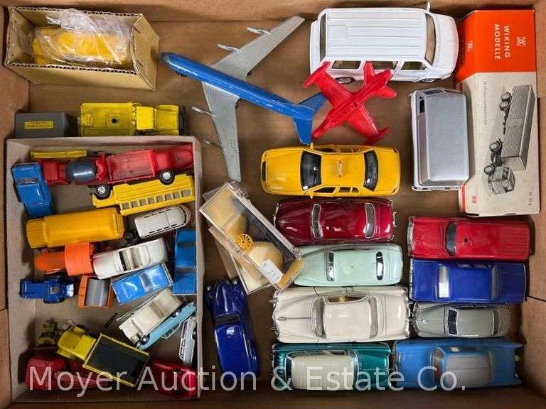 Group of Asst. Model and Toy Cars, Plastic and Metal image