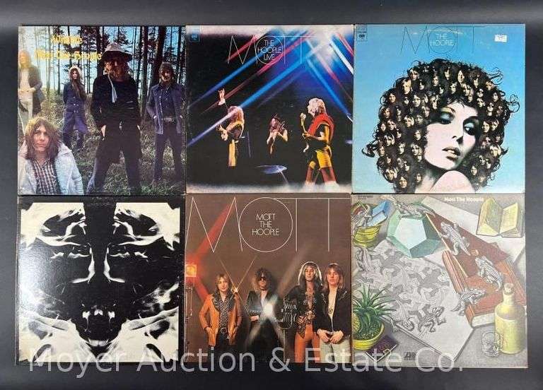 (6) Mott The Hoople Record Albums image
