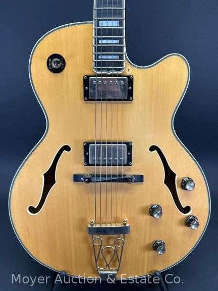 Epiphone "Joe Pass" Emperor Hollow Body Electric Guitar, with Hard Case, Missing Pick Guard image