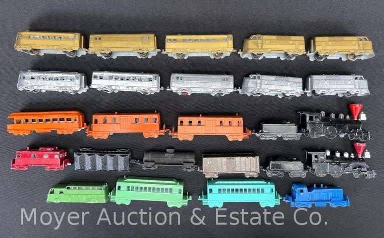 Group of Asst. Midge Toy Die-Cast Toy Trains image