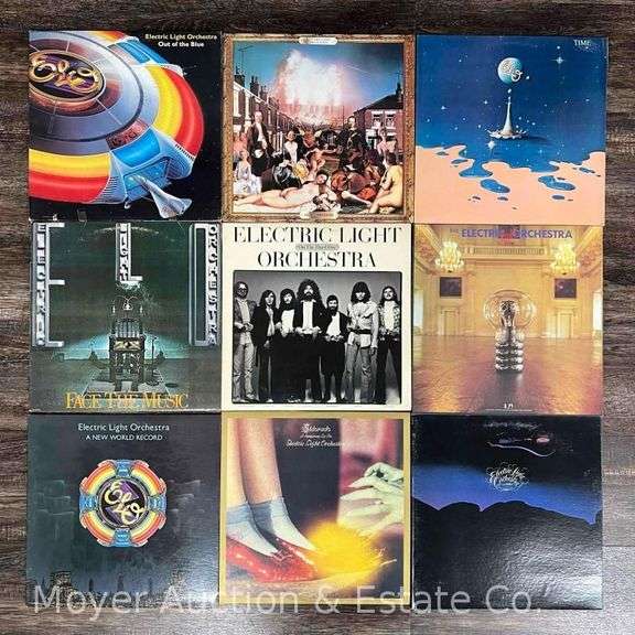 (9) Electric Light Orchestra Record Albums image