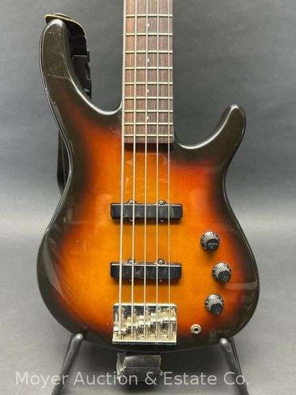 Fender 5-String Bass, Cracked Head, with Hard Case image