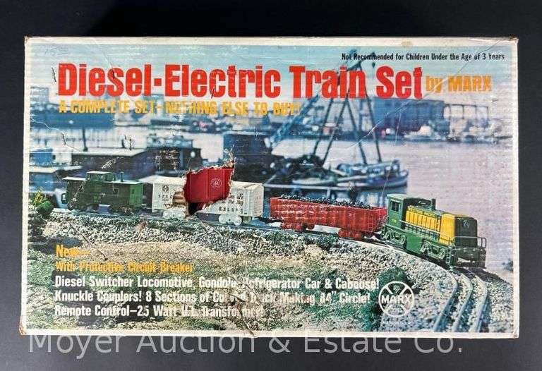 Marx Diesel-Electric Train Set, No. 7215, with Original Box
