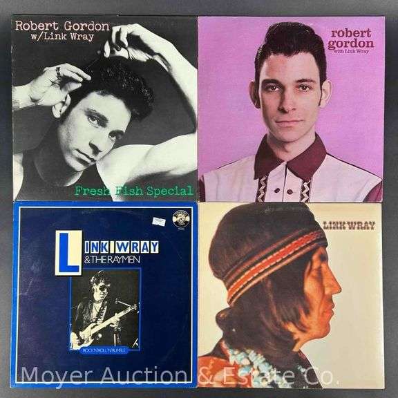 (4) Robert Gordon/ Link Wray Record Albums image