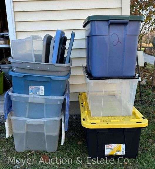 Group of Asst. Plastic Totes image