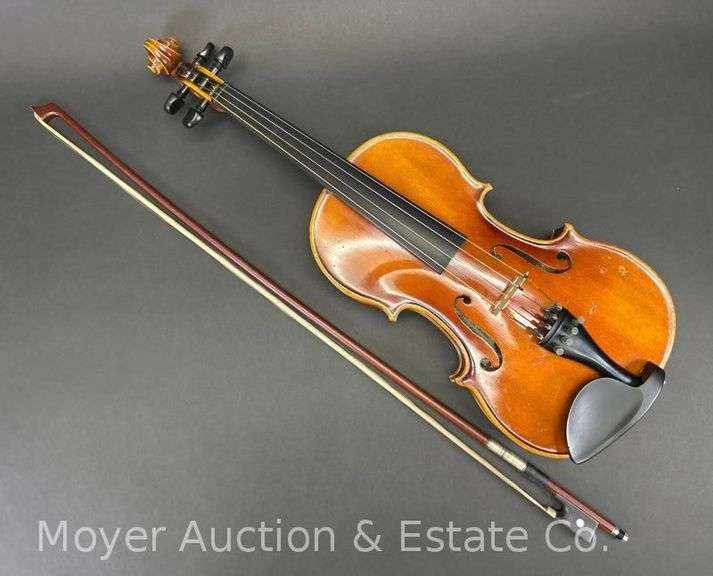 C. Meisel 13" Viola, Made in West Germany, with Bow and Case image