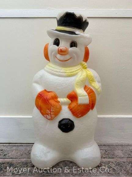 Snowman Blow Mold, with Cord, 30"h