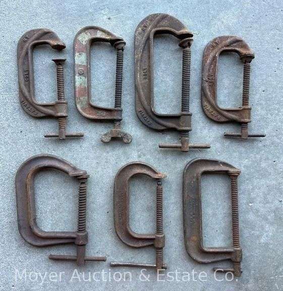 (7) C Clamps, 4"-6" image