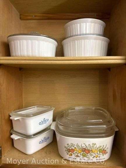Group of Corningware Casserole Dishes image