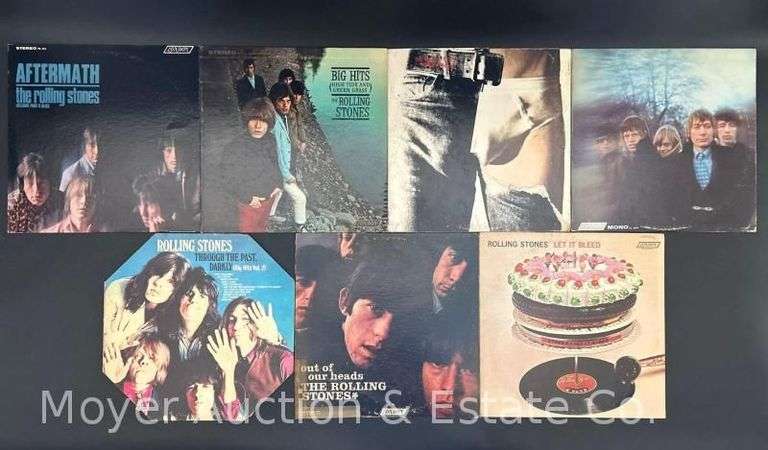 (7) Rolling Stones Record Albums image