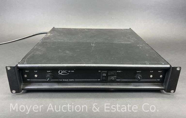 QSC MX-1500 Dual Monaural Amplifier image