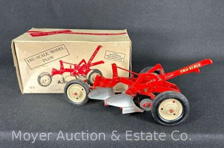 Tru-Scale Model Plow, with Original Box, 8"w image
