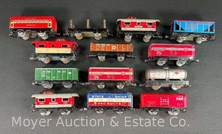 (13) Asst. Marx Tin Plate Freight Cars image